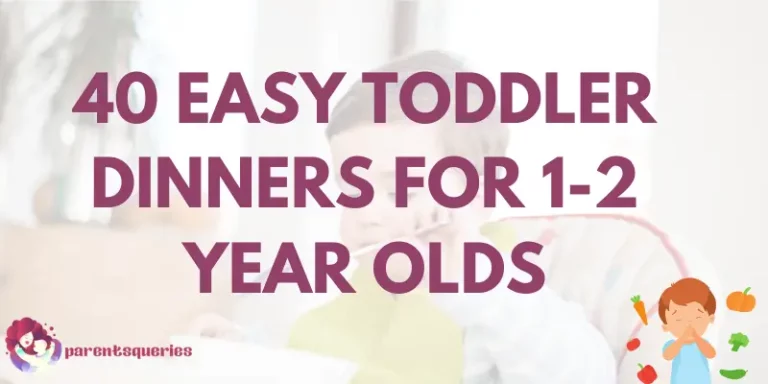 40 Easy Toddler Dinners for 1-2 Year Olds